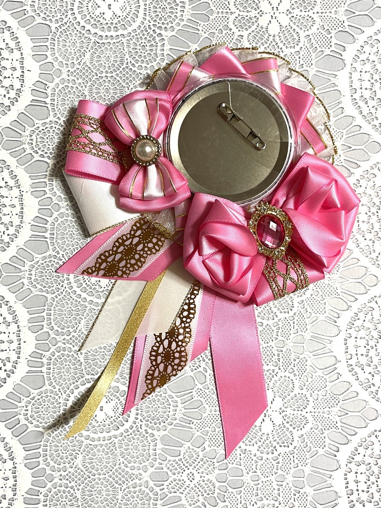 推しカラーロゼット🤍白ver.38色展開(36〜38)