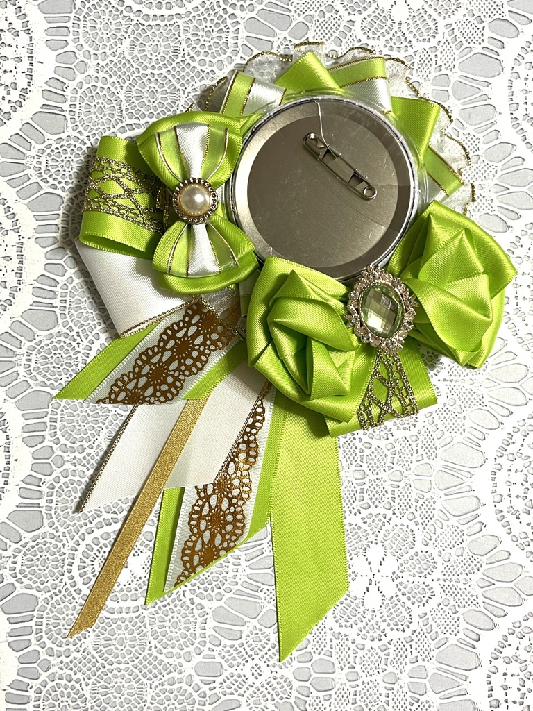 推しカラーロゼット🤍白ver.38色展開(36〜38)