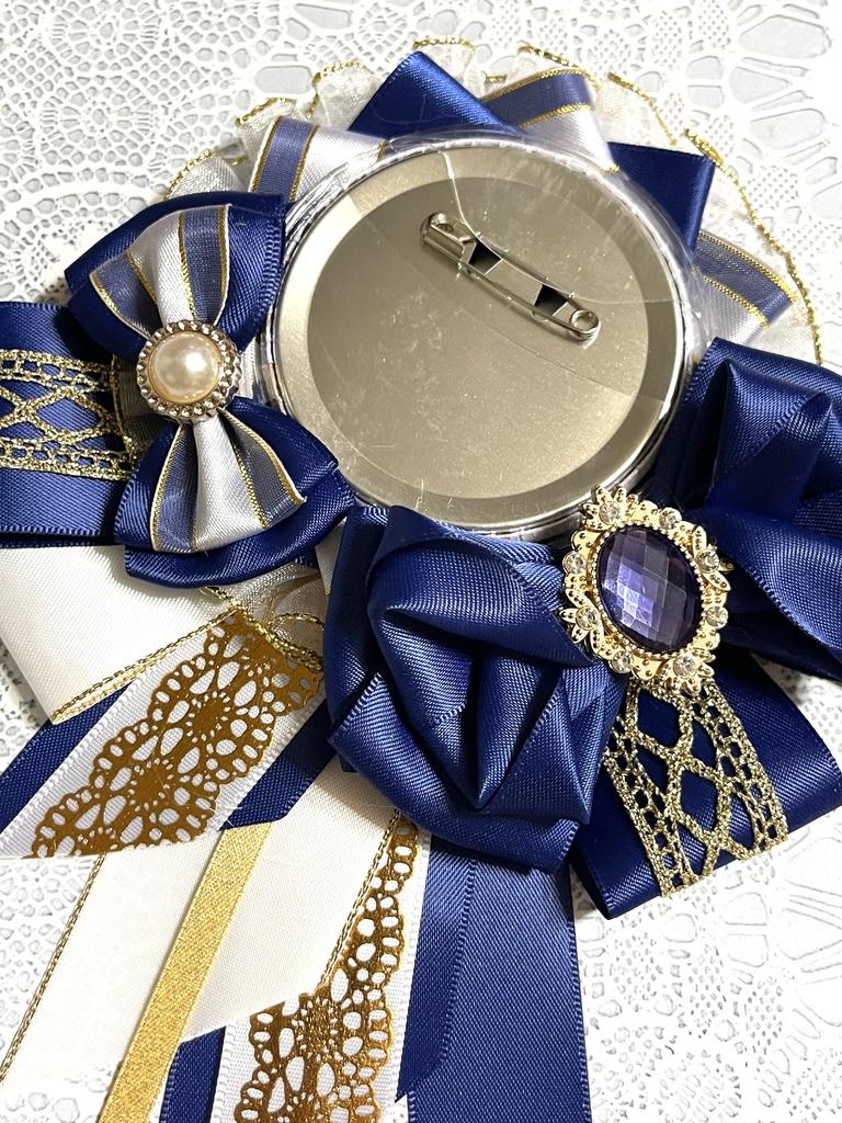 推しカラーロゼット🤍白ver.38色展開(36〜38)