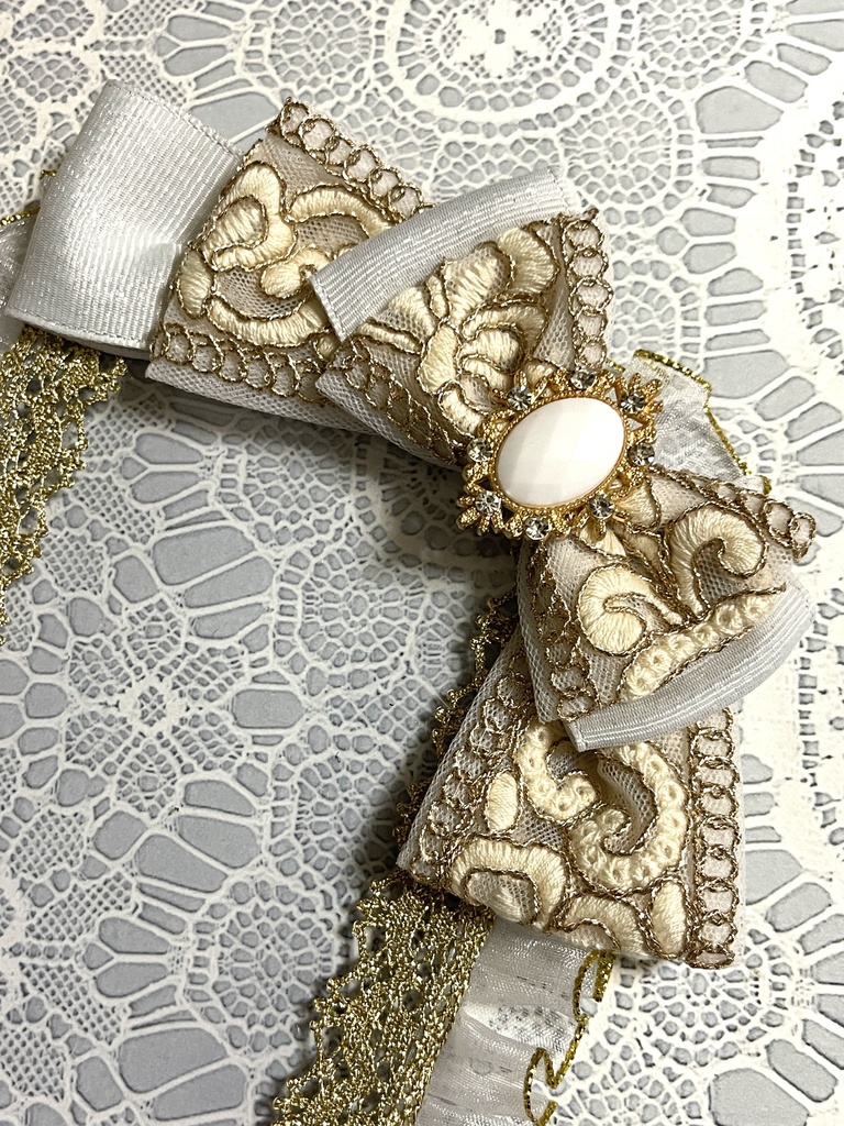 チュールインド刺繍硬質デコケース(B7・ブロマイドサイズ)2000円