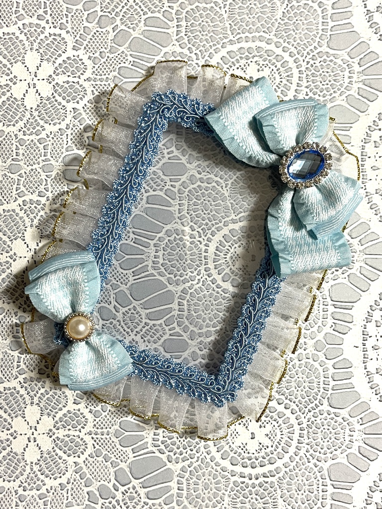 千鳥フリル硬質デコケース(B8・トレカサイズ)1000円