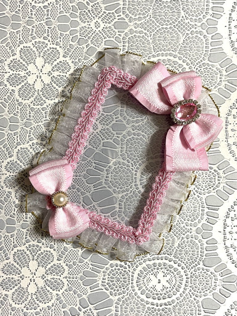 千鳥フリル硬質デコケース(B8・トレカサイズ)1000円