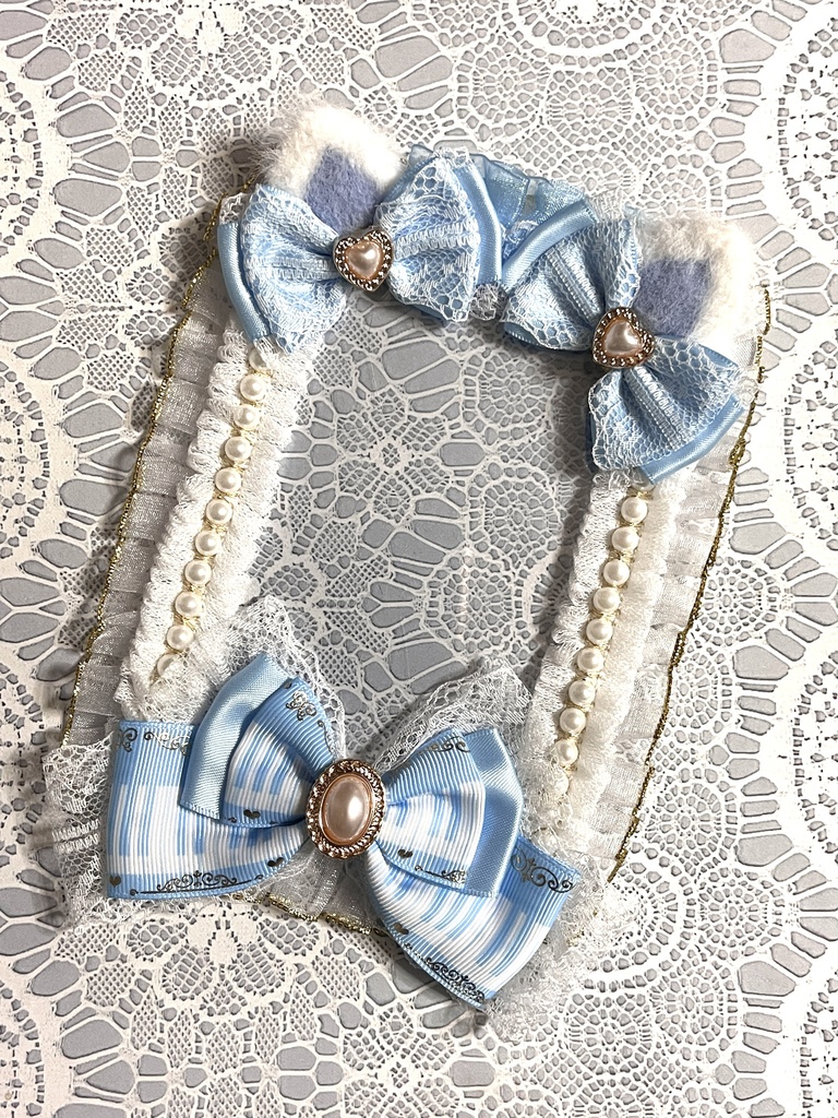 ネコミミ硬質デコケース(B7・ブロマイドサイズ)1800円