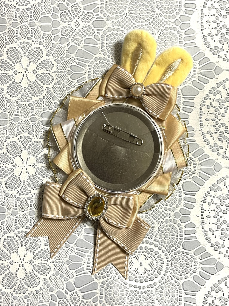 うさ耳ロゼット🐰1200円