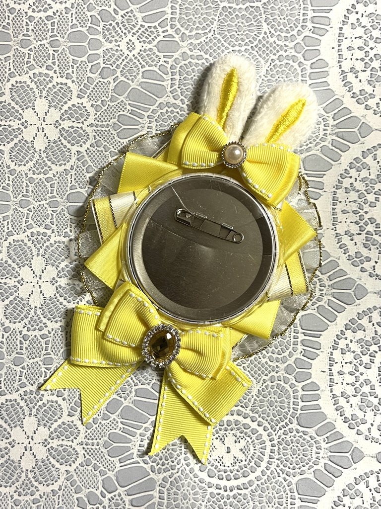 うさ耳ロゼット🐰1200円