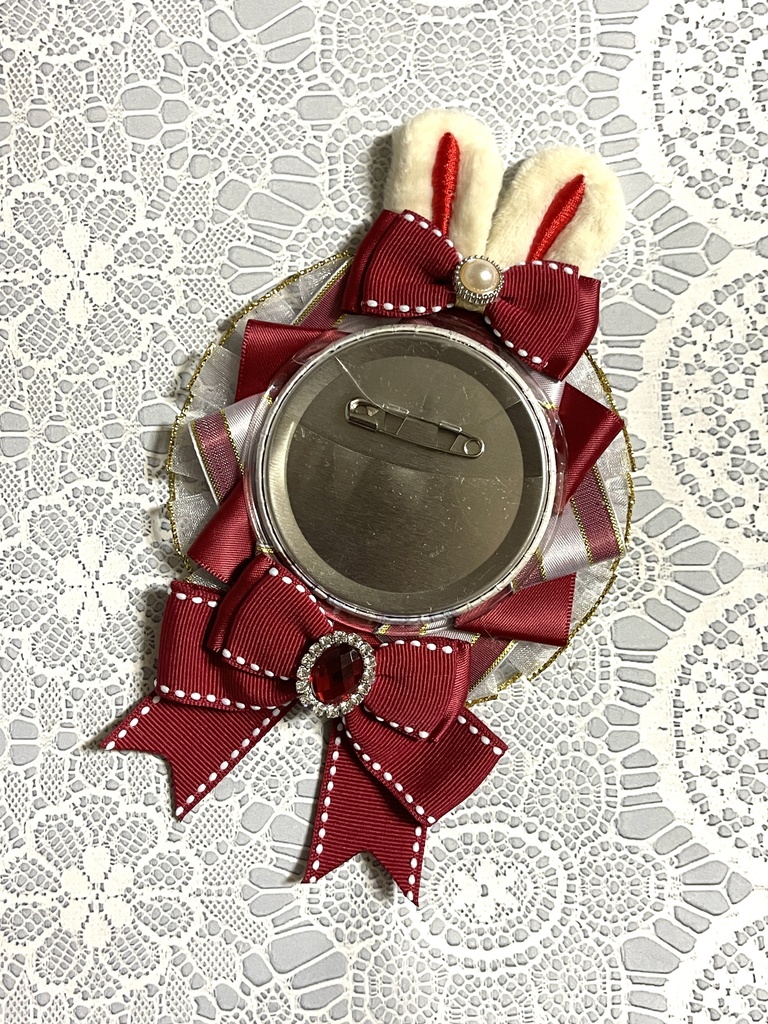 うさ耳ロゼット🐰1200円