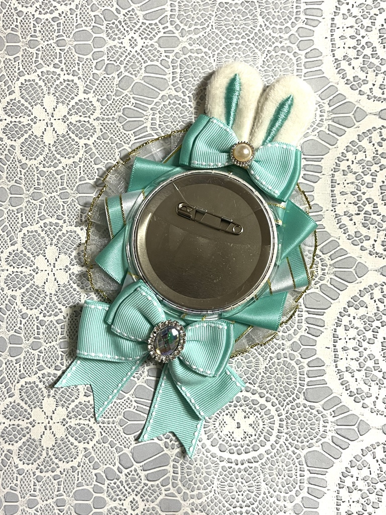 うさ耳ロゼット🐰1200円