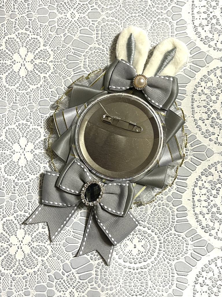 うさ耳ロゼット🐰1200円