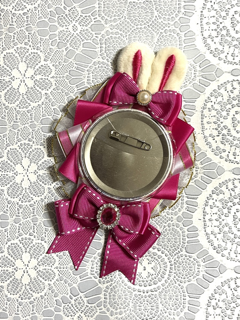 うさ耳ロゼット🐰1200円