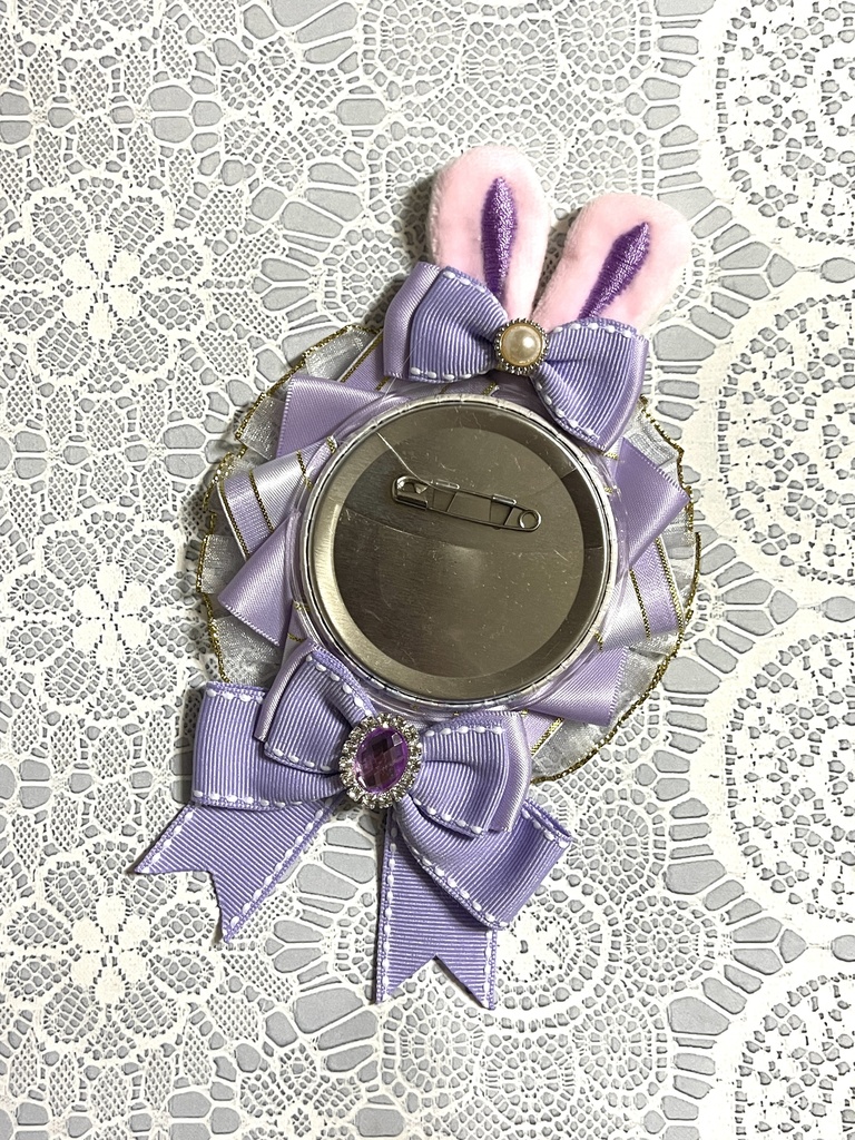 うさ耳ロゼット🐰1200円