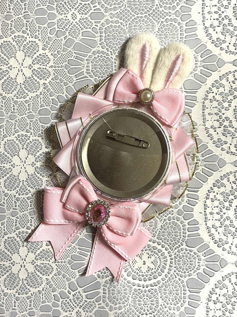 うさ耳ロゼット🐰1200円