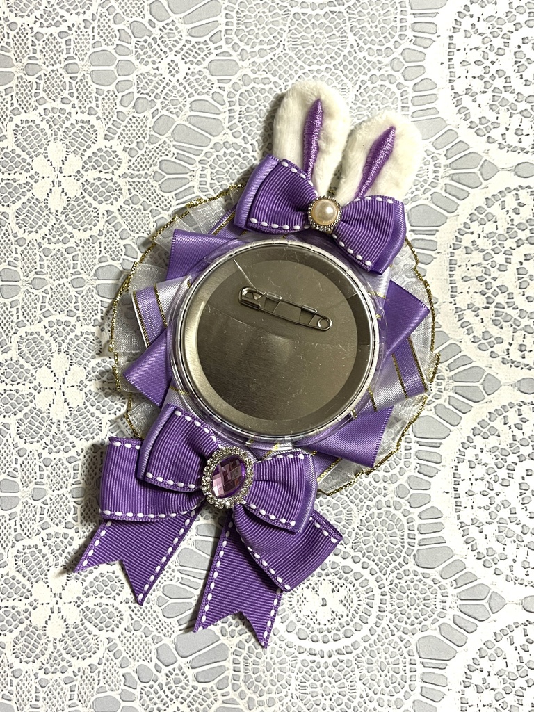 うさ耳ロゼット🐰1200円