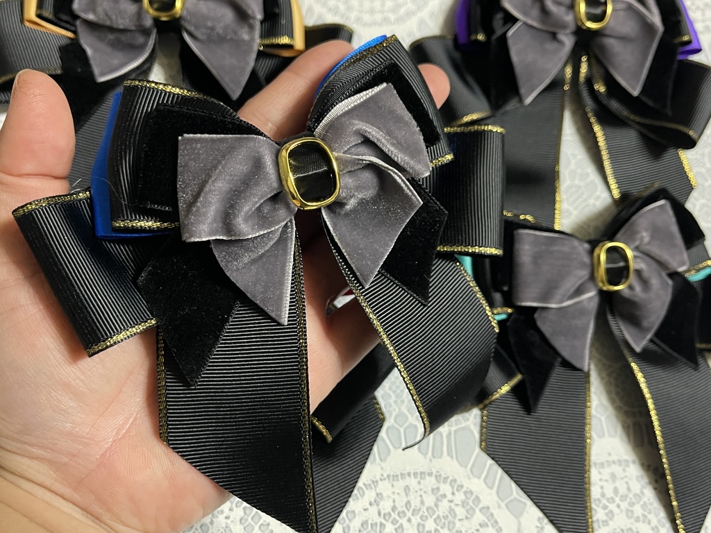 mhyk6周年イメージリボン(1200円+金具)