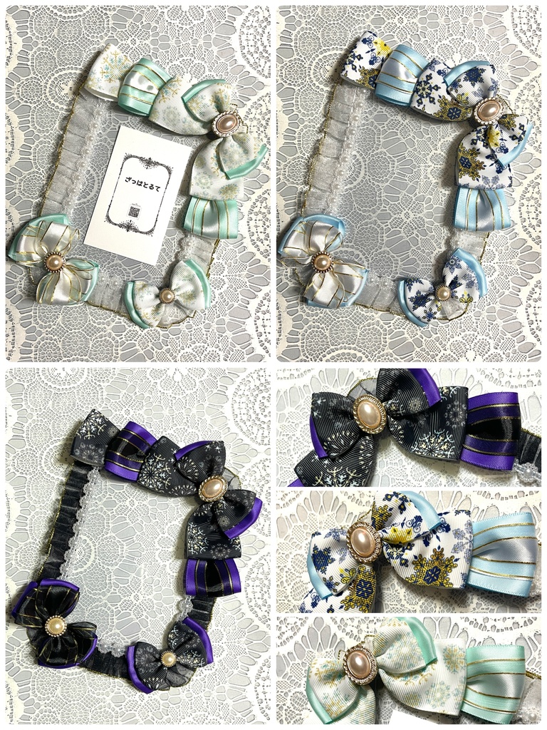 雪の結晶❄️硬質デコケース（B7・ブロマイドサイズ）1800円