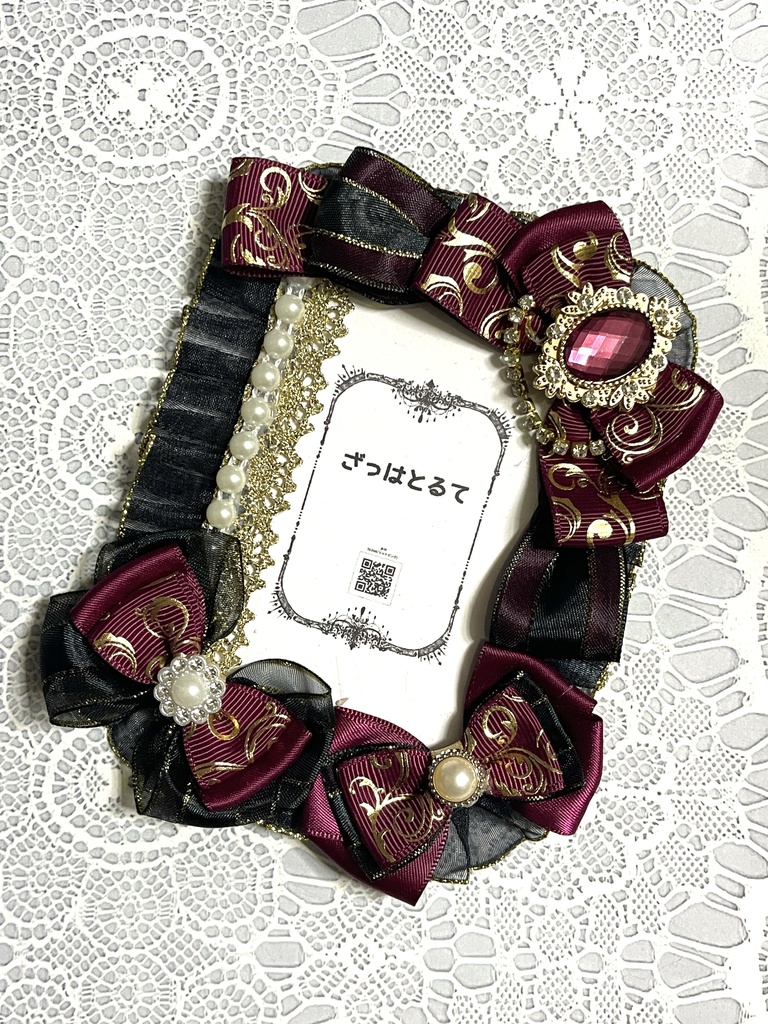 推しカラー🖤黒ver硬質デコケース(B8・トレカサイズ)1600円