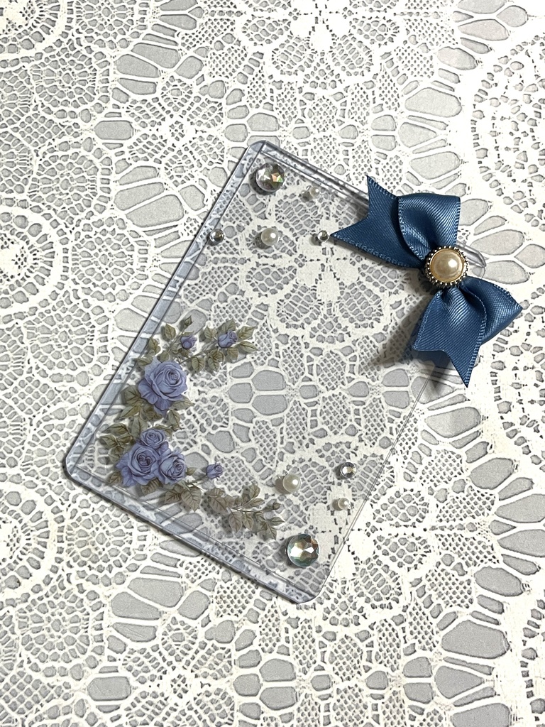 シンプル💐硬質デコケース(B8・トレカサイズ)16種類