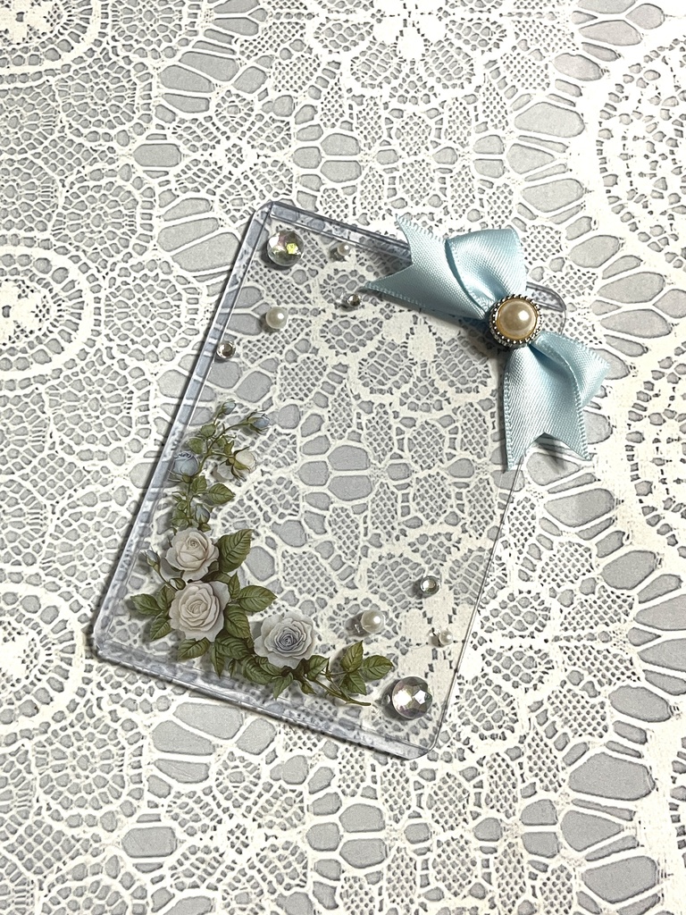 シンプル💐硬質デコケース(B8・トレカサイズ)16種類