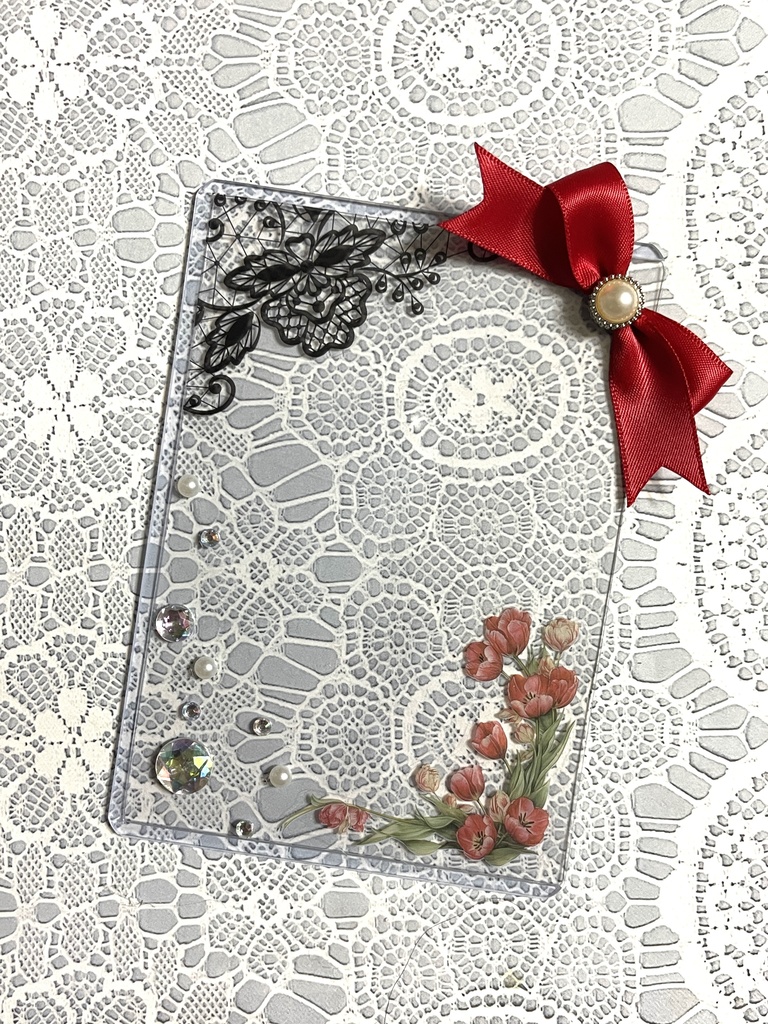 シンプル💐硬質デコケース(B7・ブロマイドサイズ)10種類