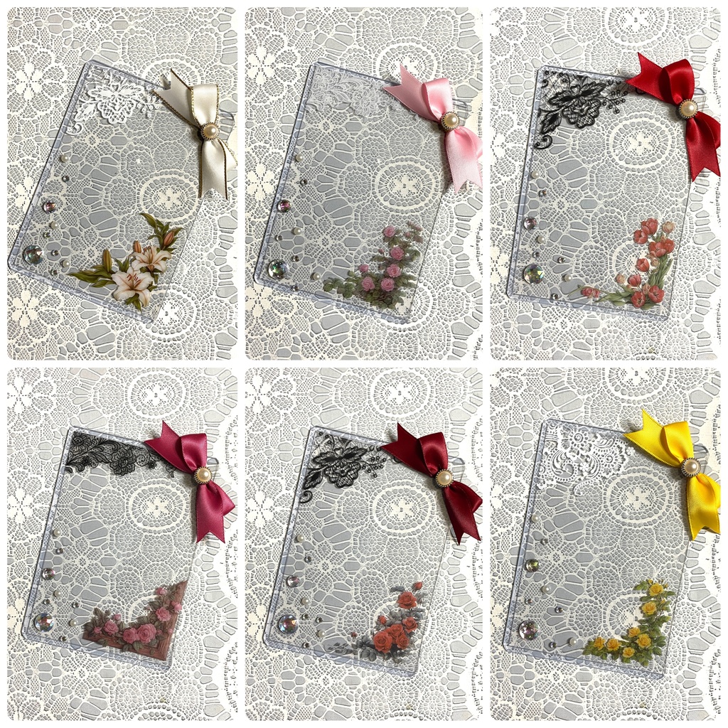 シンプル💐硬質デコケース(B7・ブロマイドサイズ)10種類