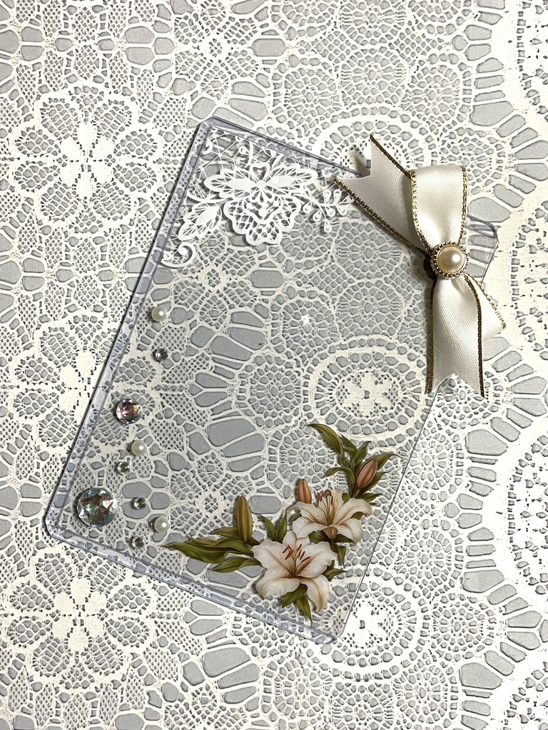 シンプル💐硬質デコケース(B7・ブロマイドサイズ)10種類