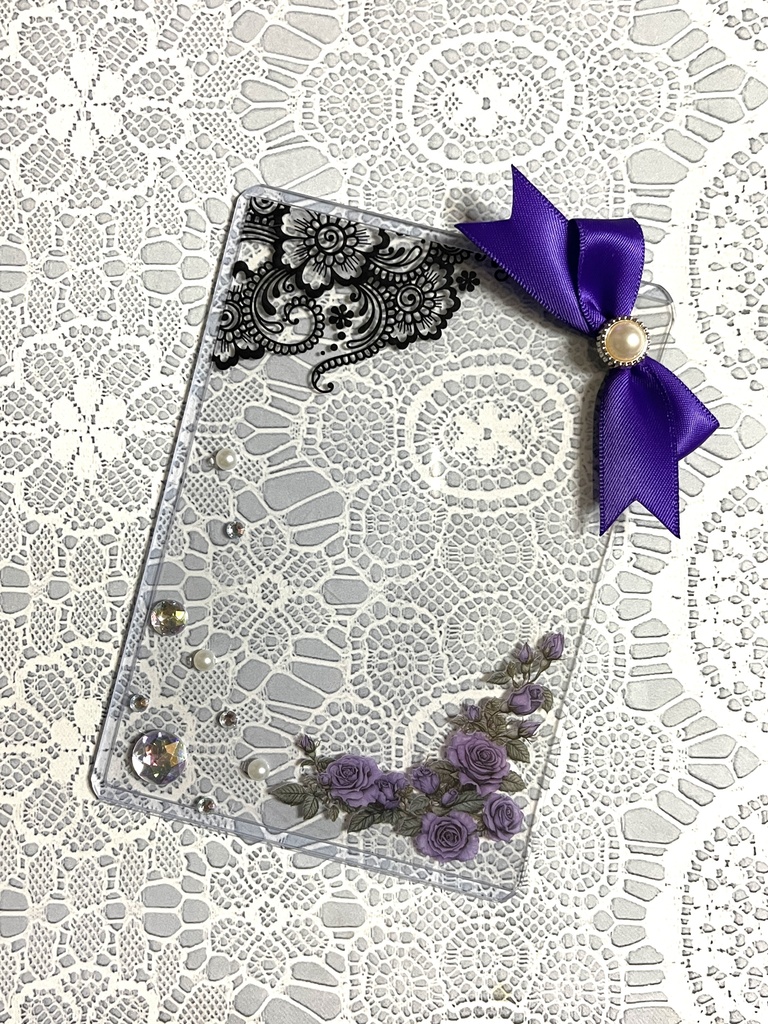 シンプル💐硬質デコケース(B7・ブロマイドサイズ)10種類