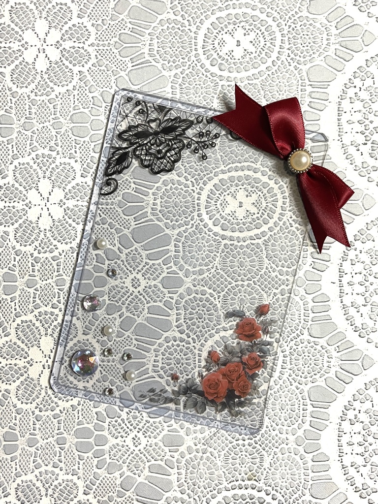 シンプル💐硬質デコケース(B7・ブロマイドサイズ)10種類