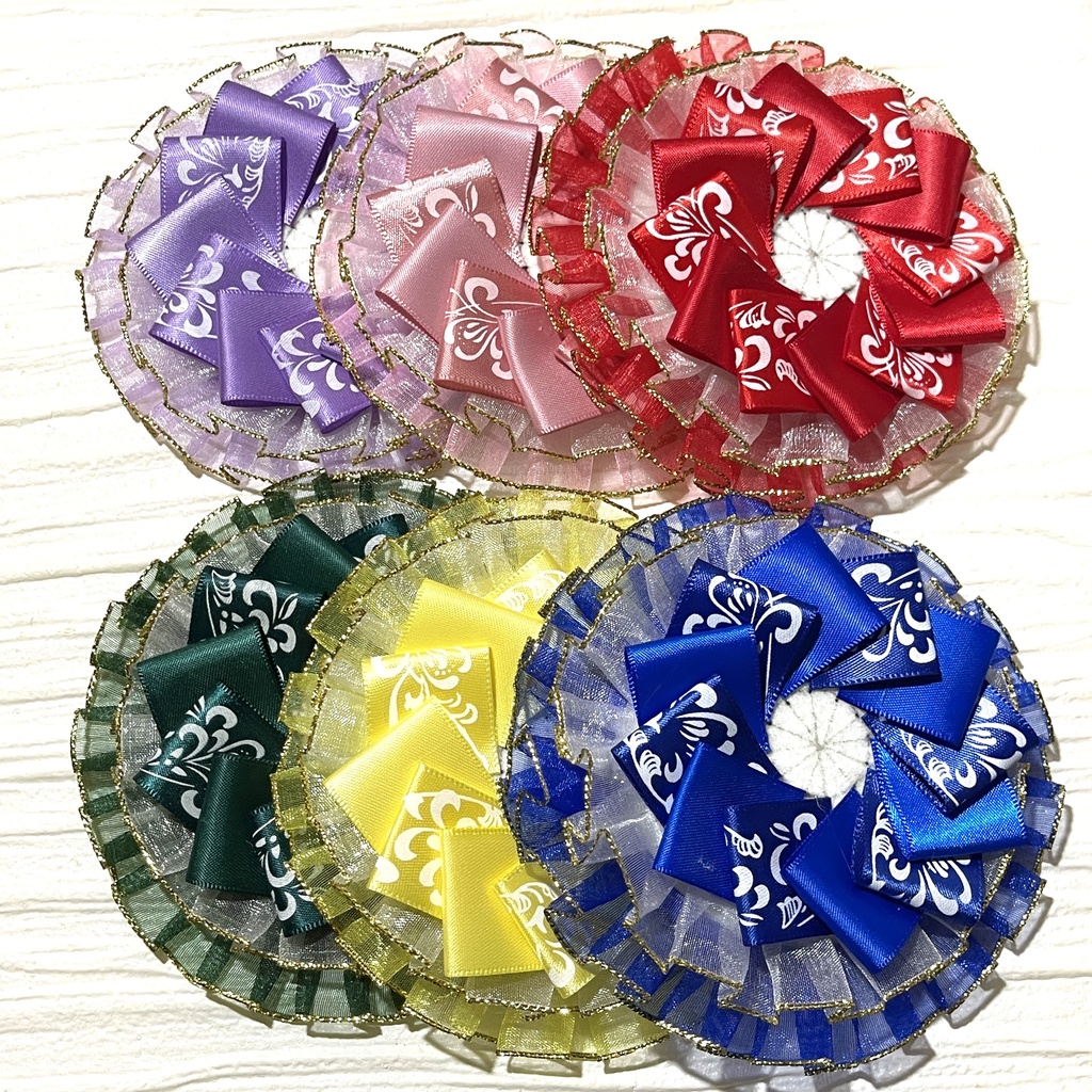 チャイナ風ロゼット(ネコチャンのご飯代にするロゼット)