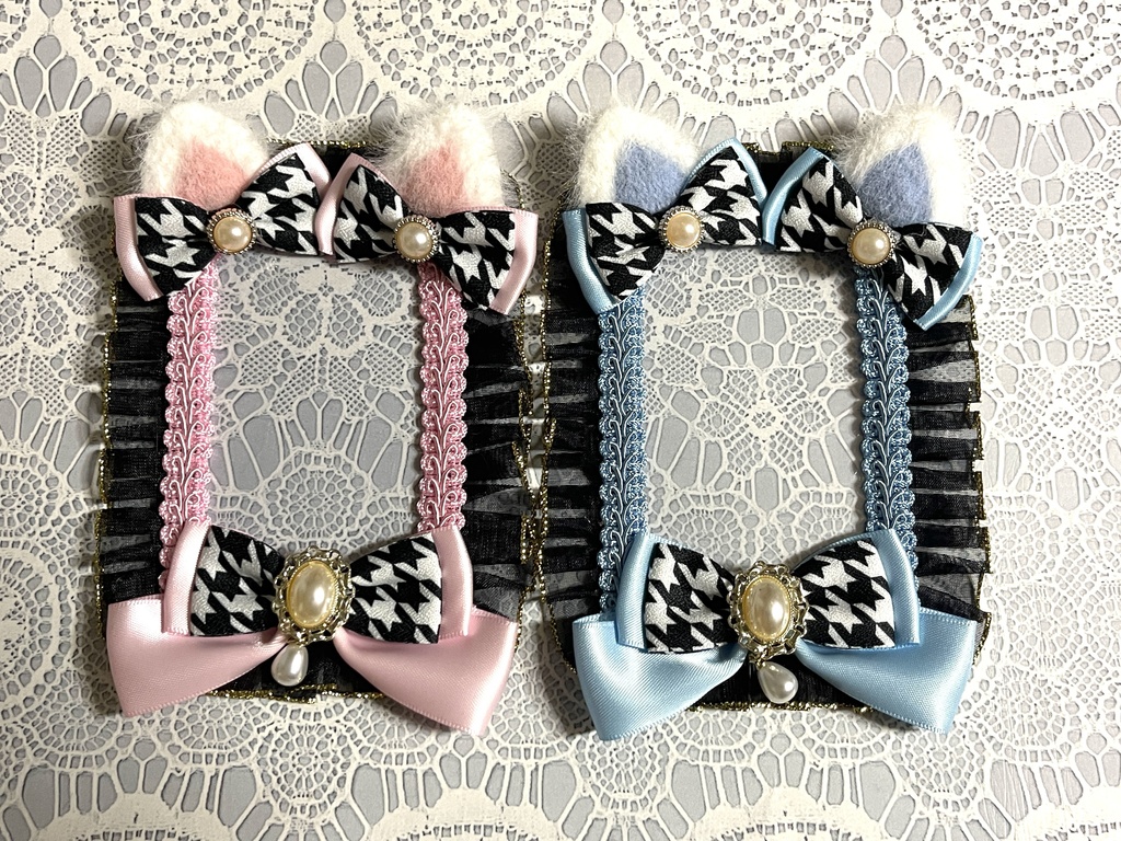 猫耳千鳥硬質デコケース（B8・トレカサイズ）1300円