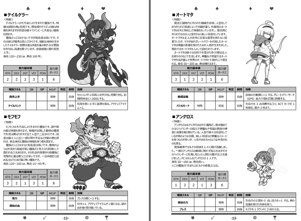 ピコピコファンタジー_ルールブック