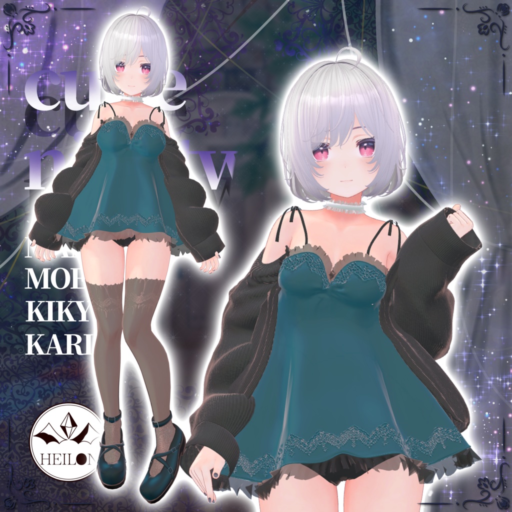 【4アバター対応】cutie nightwear