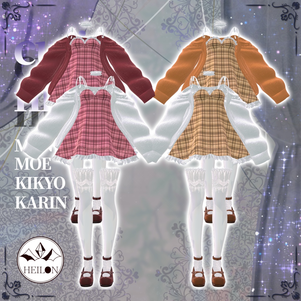 【4アバター対応】cutie nightwear