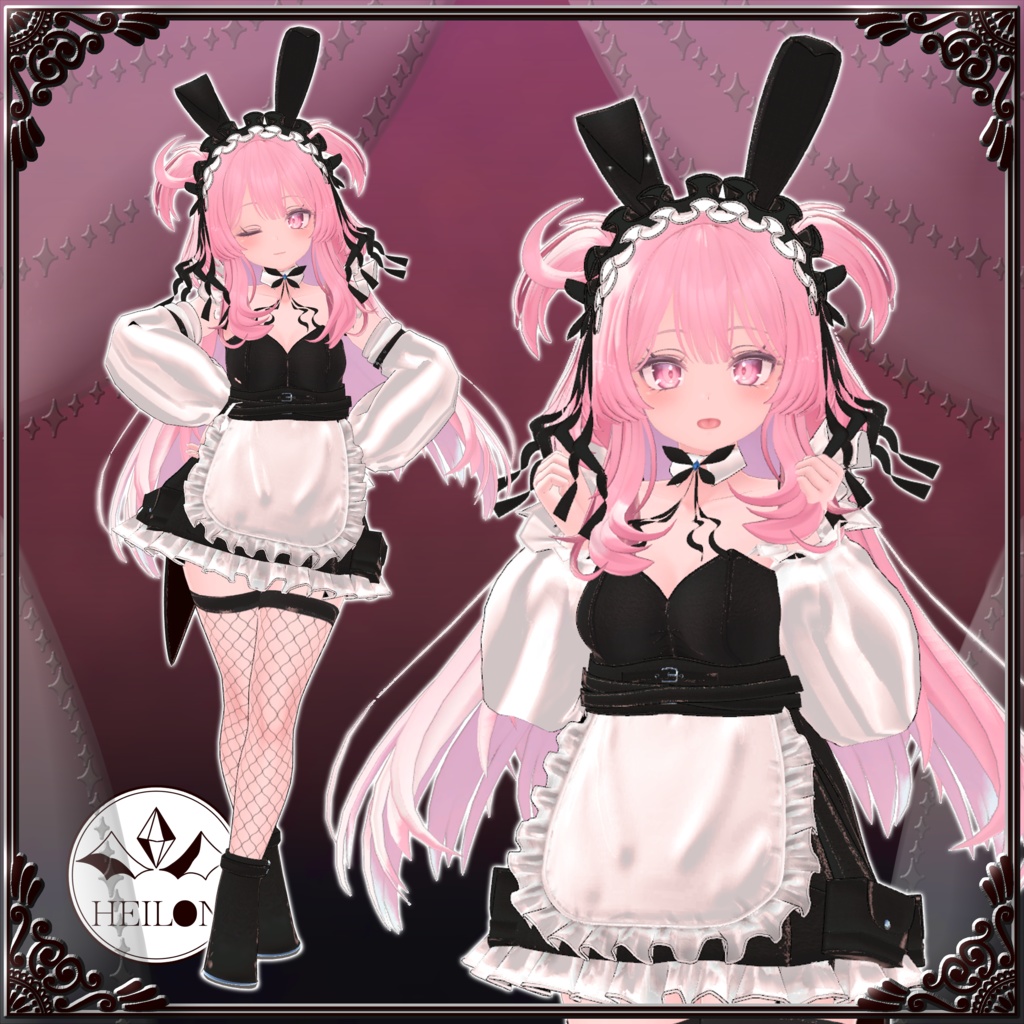 【10アバター対応】bunny maid