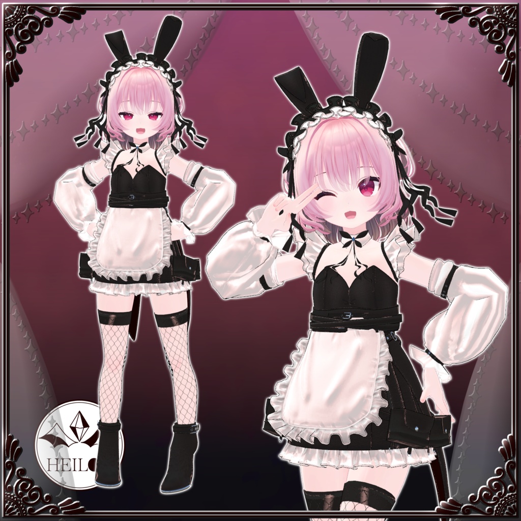 【10アバター対応】bunny maid
