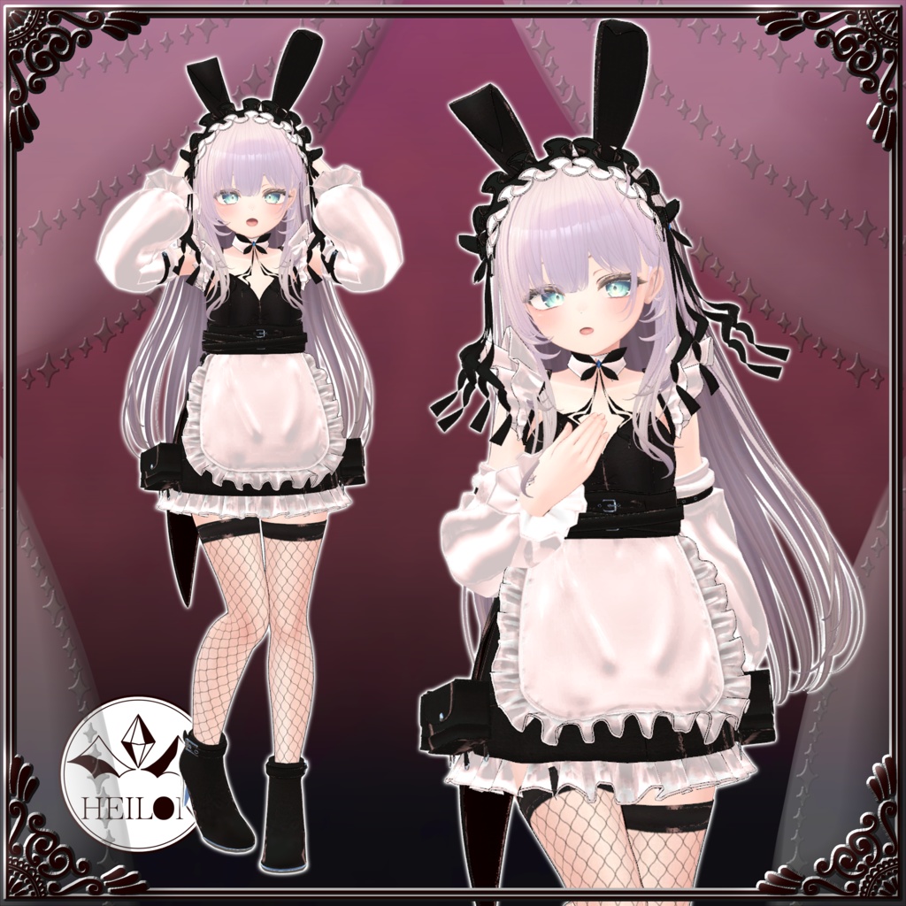【10アバター対応】bunny maid
