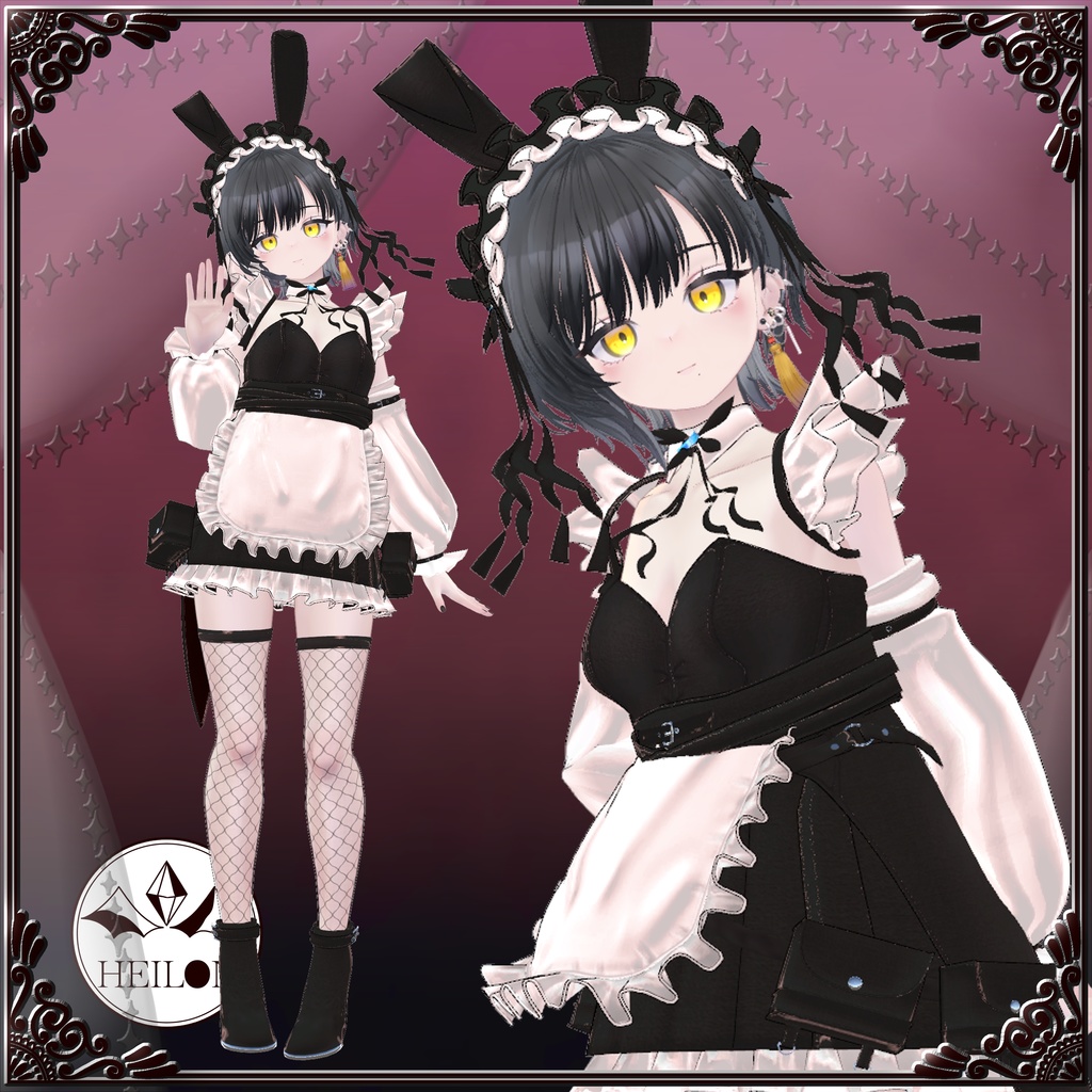 【10アバター対応】bunny maid