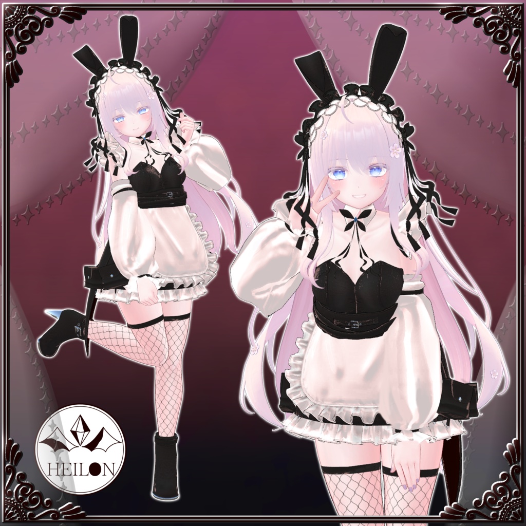 【10アバター対応】bunny maid