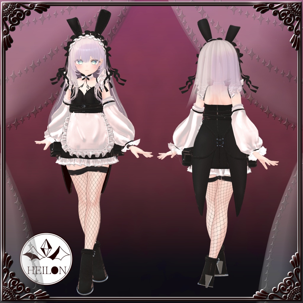 【10アバター対応】bunny maid