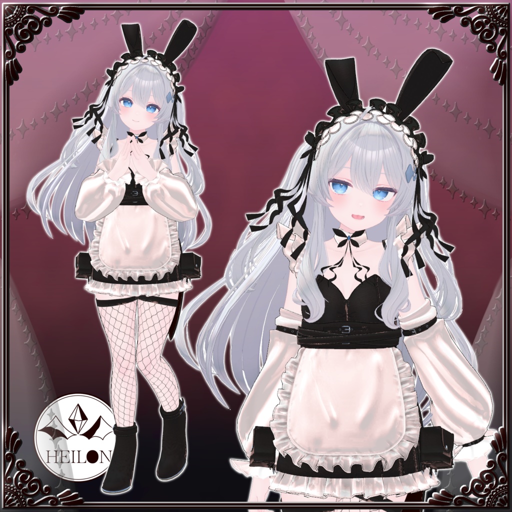 【10アバター対応】bunny maid