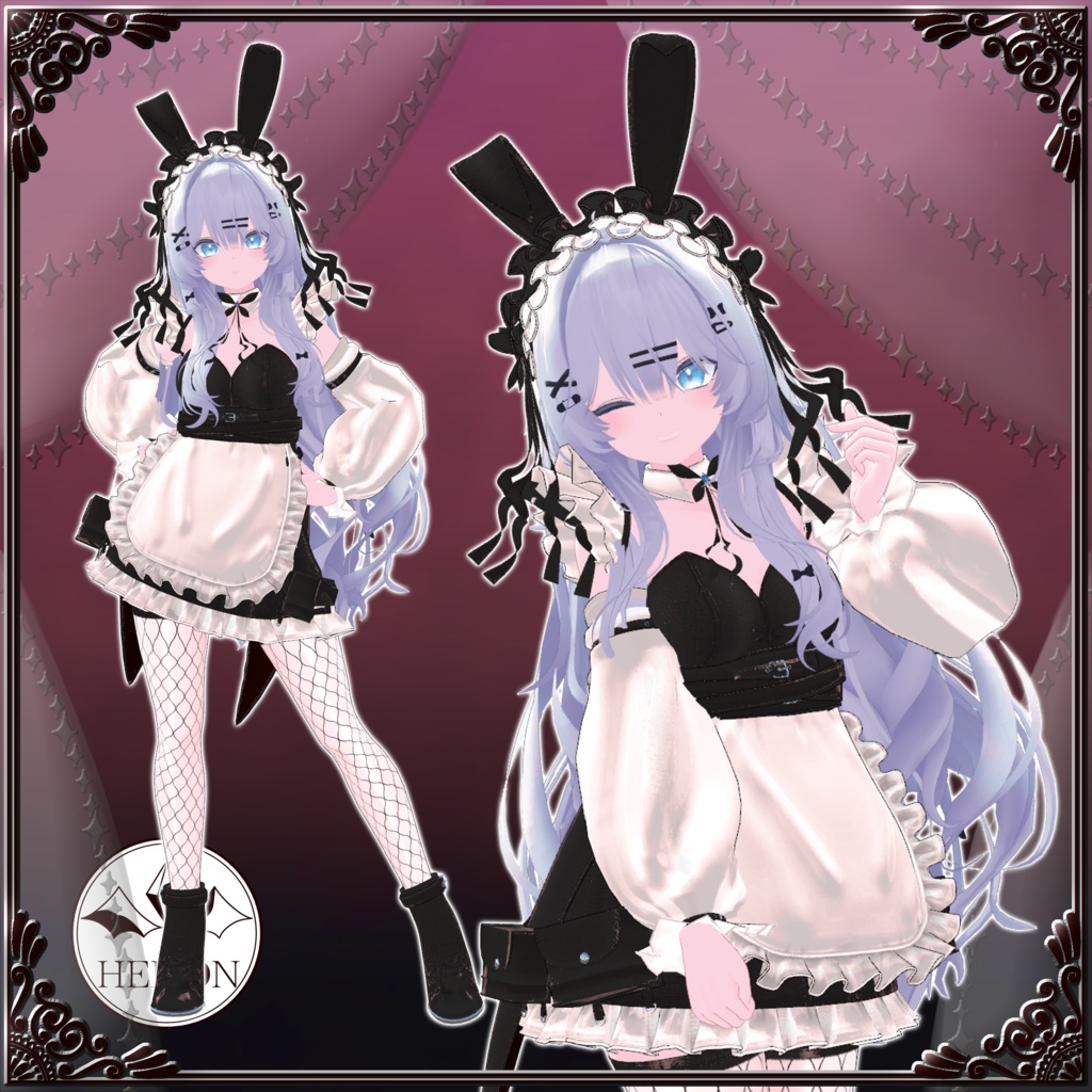 【10アバター対応】bunny maid