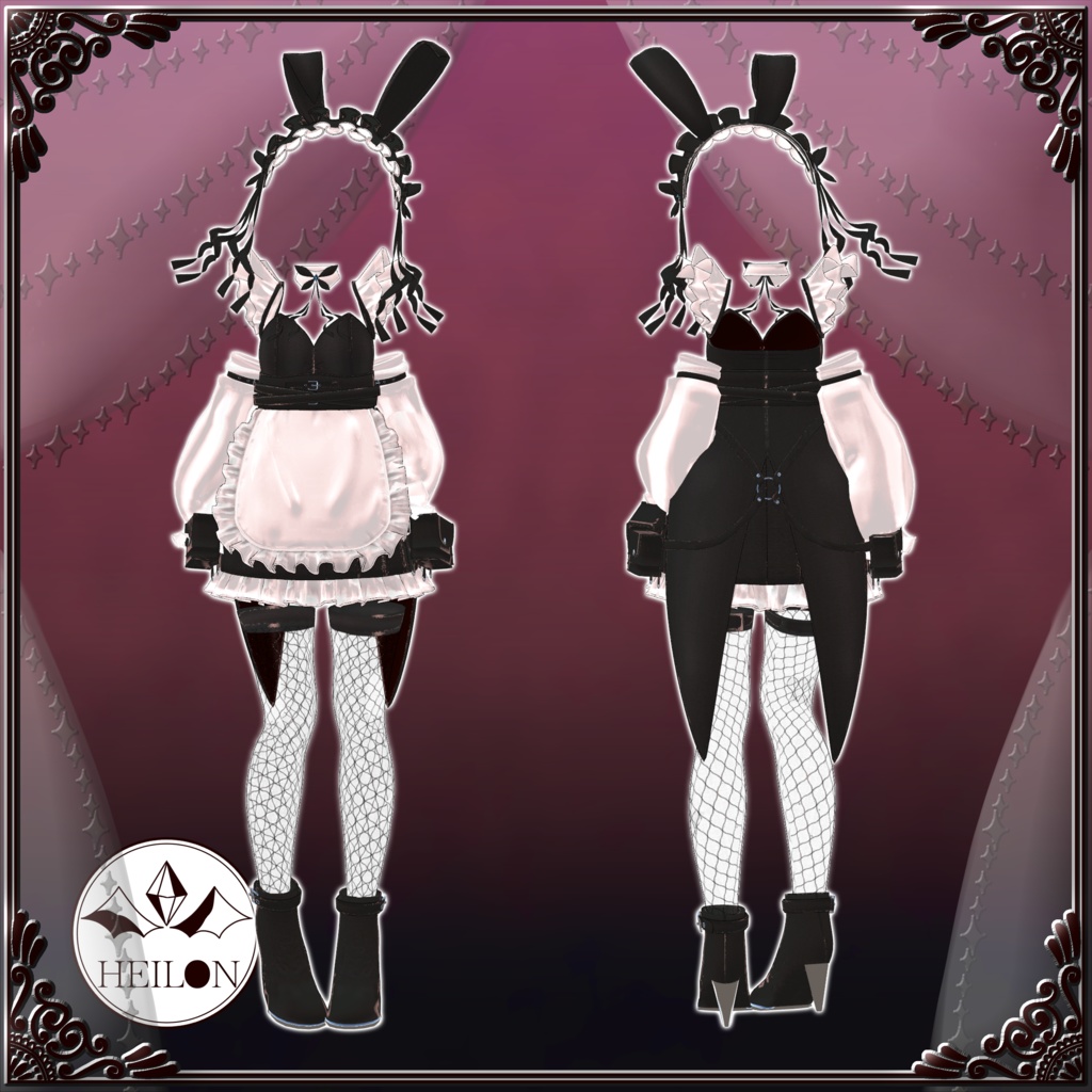 【10アバター対応】bunny maid