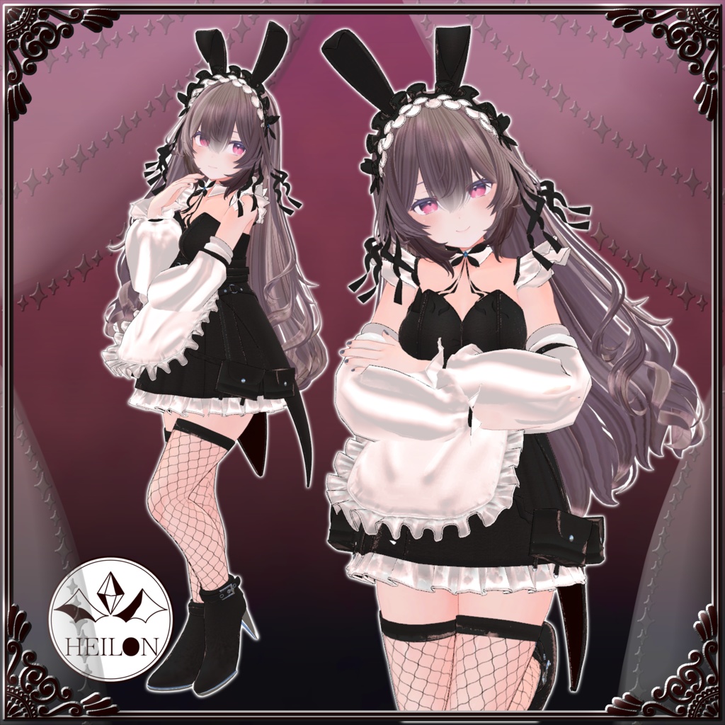 【10アバター対応】bunny maid