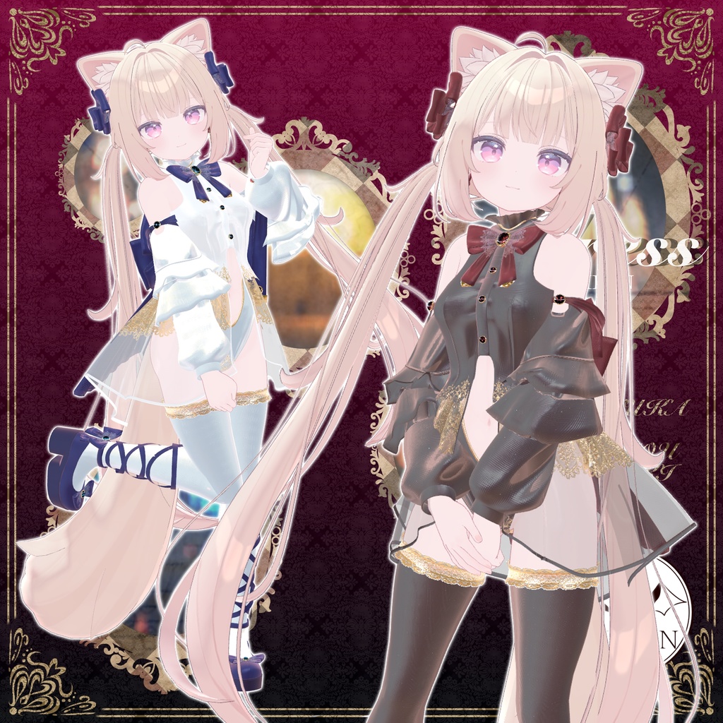 【9アバター対応】silky dress