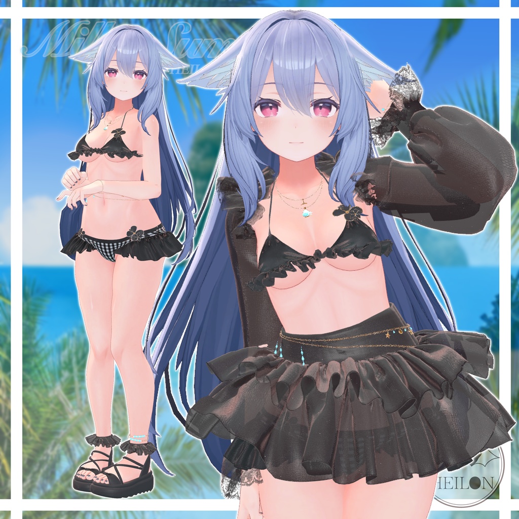 【10アバター対応】Milky Summer