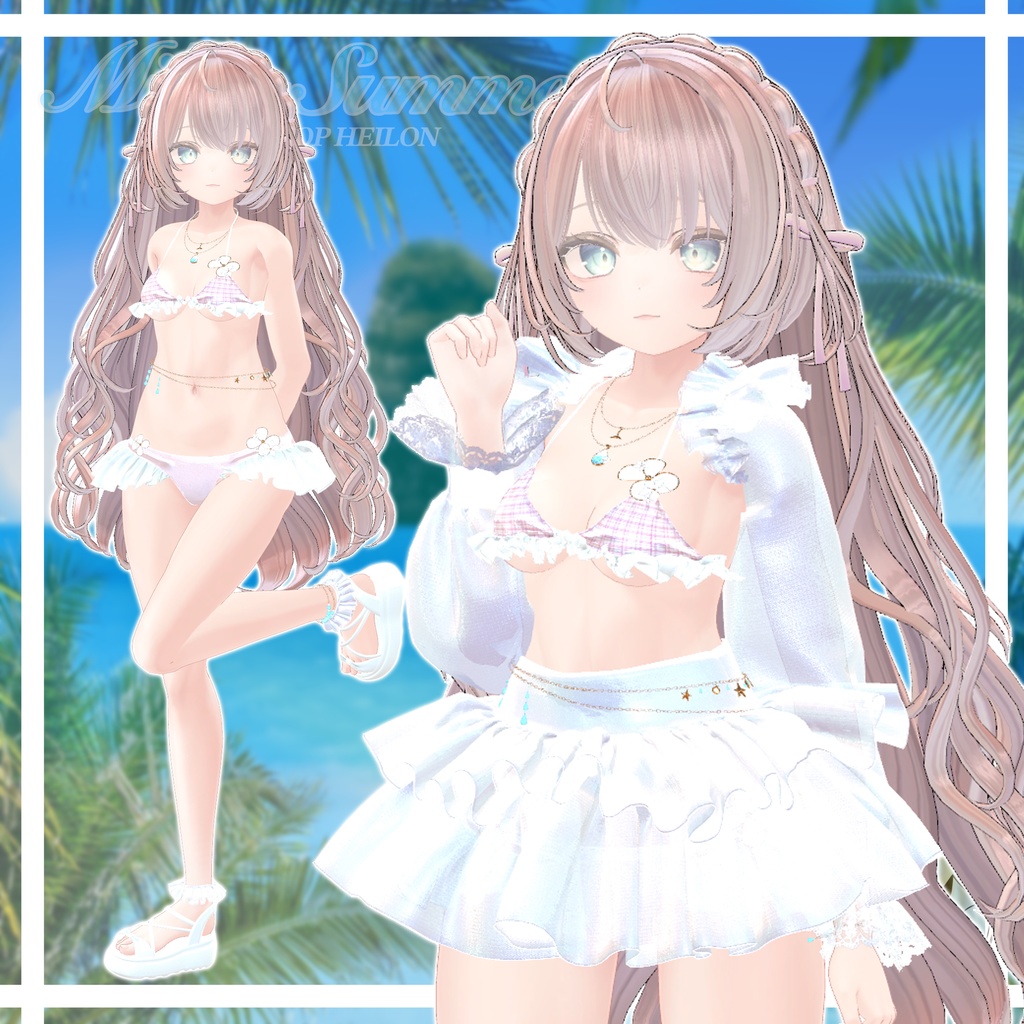 【10アバター対応】Milky Summer