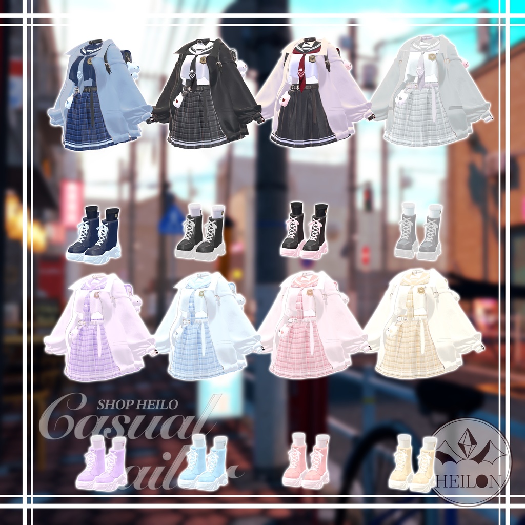【10アバター対応】Casual Sailor
