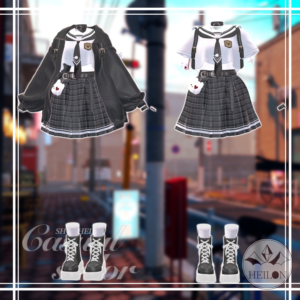 【10アバター対応】Casual Sailor