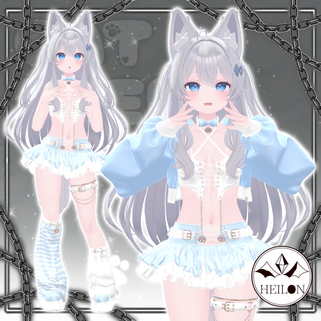 【10アバター対応】Cat Step