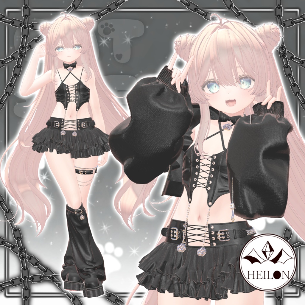 【10アバター対応】Cat Step