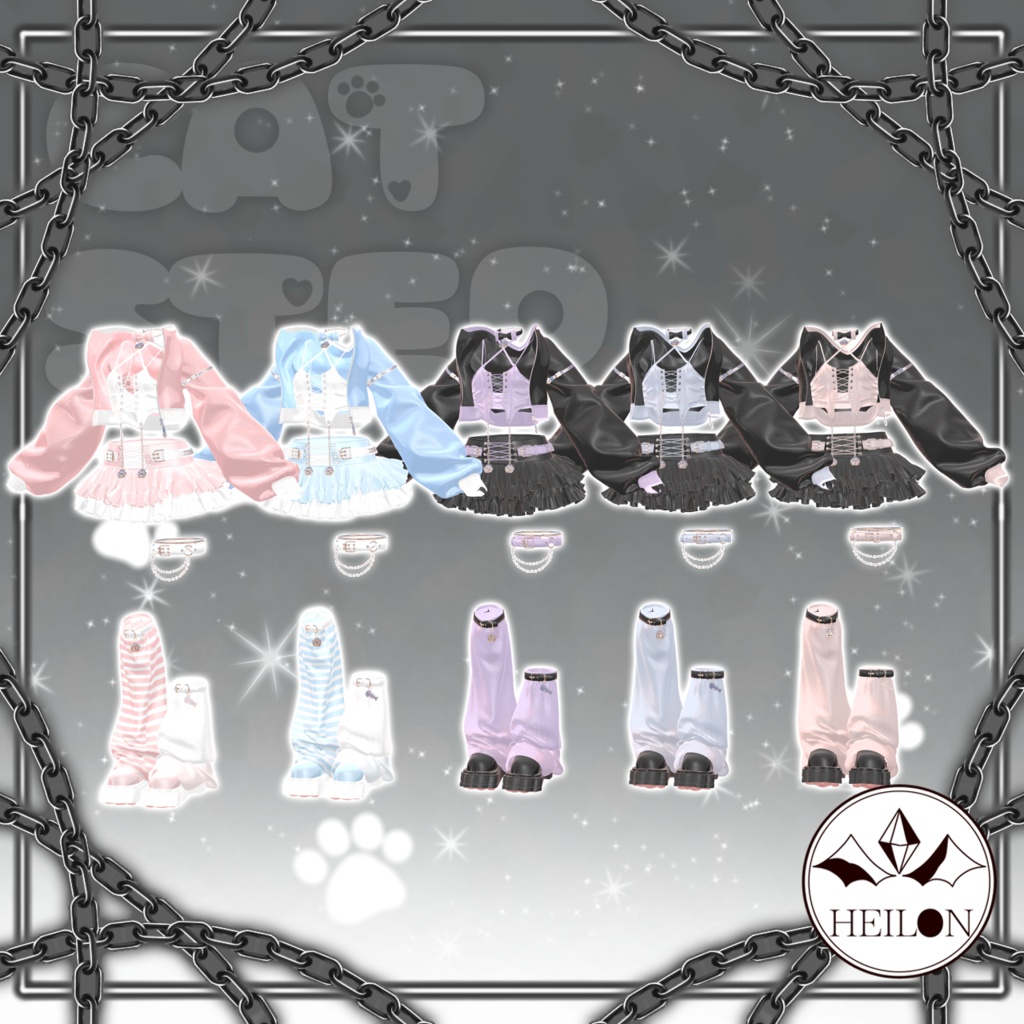 【10アバター対応】Cat Step