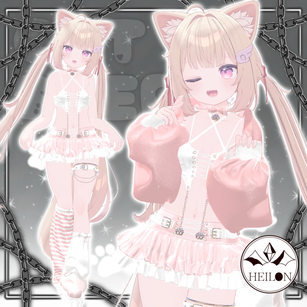 【10アバター対応】Cat Step